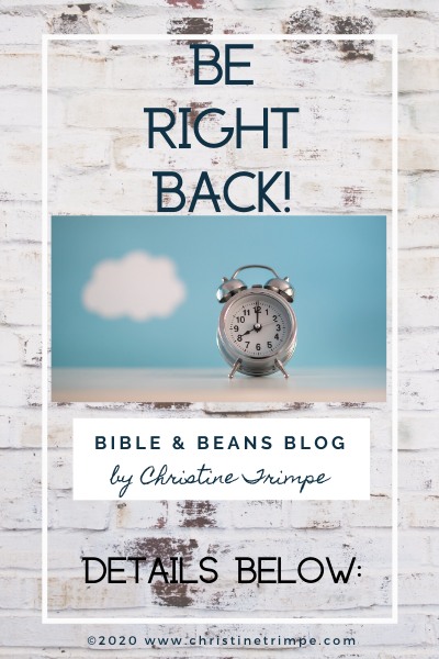Be Right Back Announcement