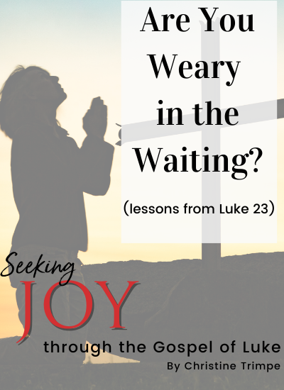 Are You Weary in the Waiting?
