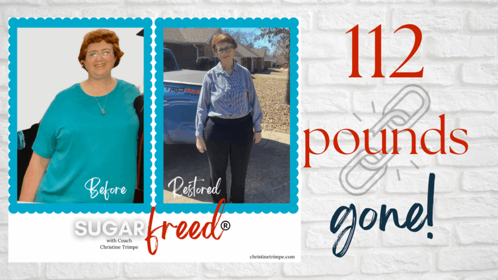 How She Lost 112 Pounds Without Sugar! Lose Weight with God's Help
